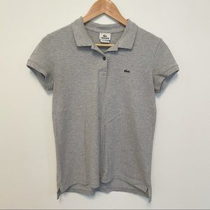 Lacoste Gray Short Sleeve Polo